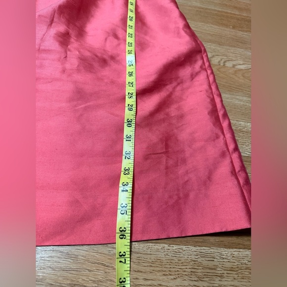 Kate Spade Embellished Silk Blend Dress coral 6 - Picture 6 of 12